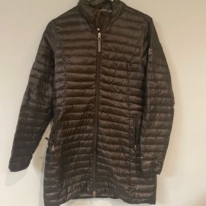 Eddie Bauer goose down long puffer coat
